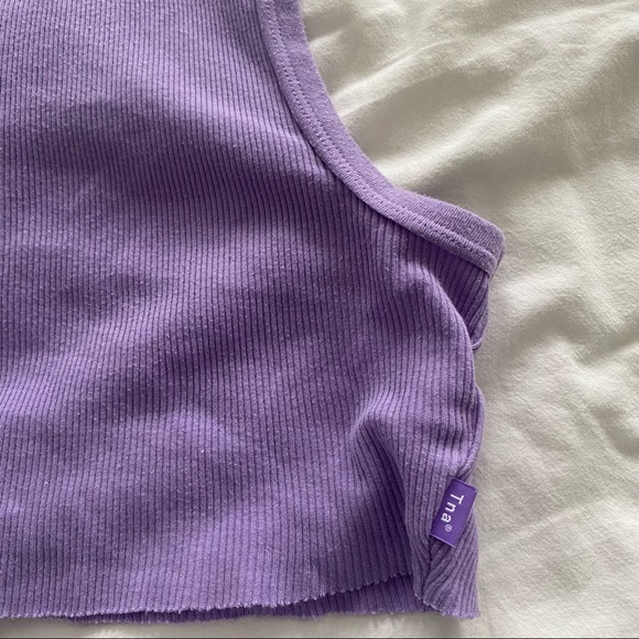 TNA Cropped Ribbed Tank - Picture 3 of 3